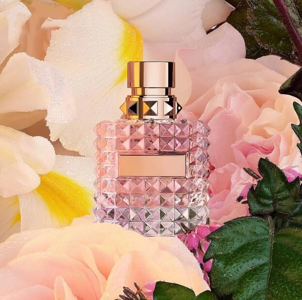 Roma parfümünde doğdu Donna kokusu mercan fantezi eau de parfum kadınlar için 3.4 oz 100ml kolonya sprey uzun ömürlü iyi koku çiçek notaları parfüm sprey