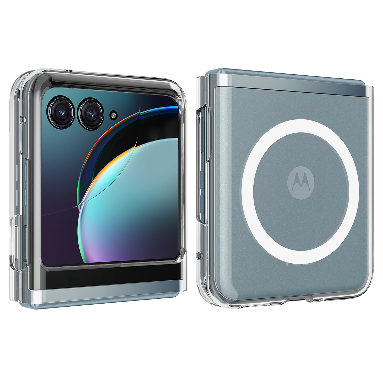 Motorola Razr 40 Ultra Razr4 4 Moto Razr Plus Case Transparent Hard Magsafe Protection Cover에 대한 명확