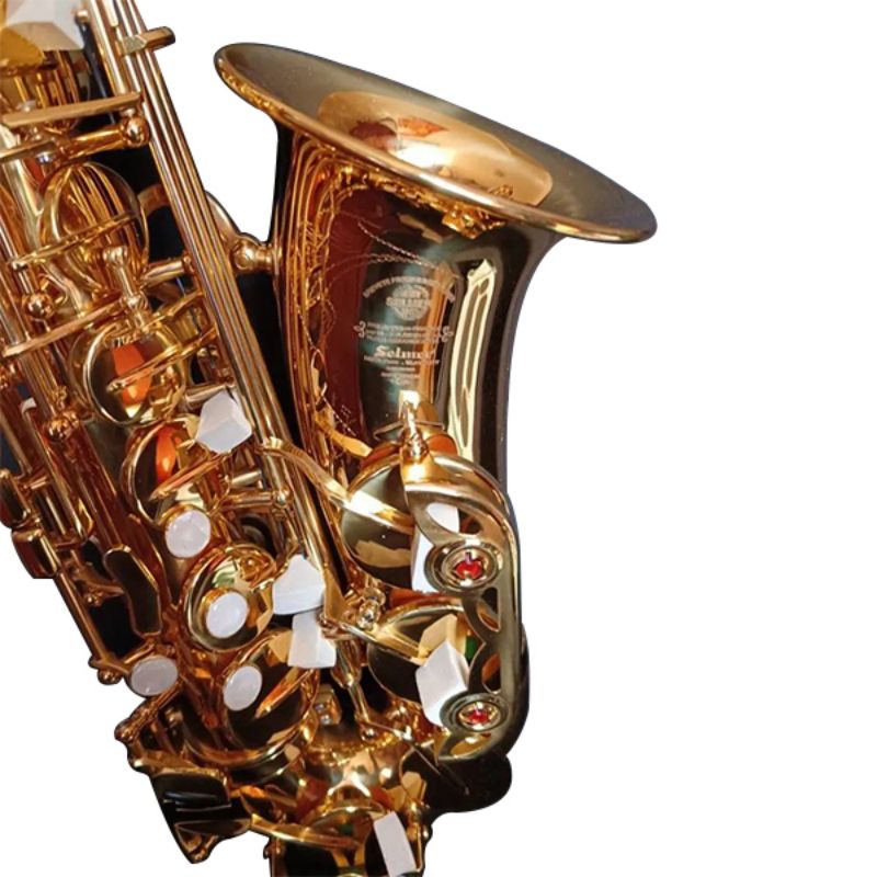 マークVIアルトサクソフォン高品質のE-Flat Sax Professional楽器真鍮GOLDメッキサックスパールボタンとケース