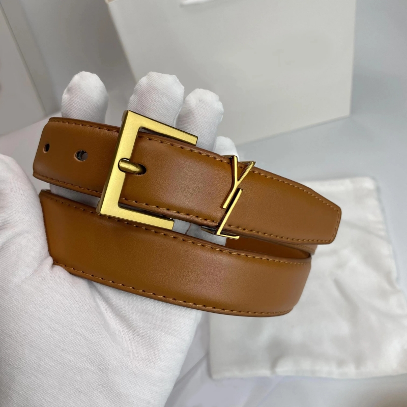 Luxury Designer Belt for Women Waistband Ceinture Y Brass Buckle Genuine Leather Classical designer Belt Width 2.0cm3.0cm 3.4cm With Box SS