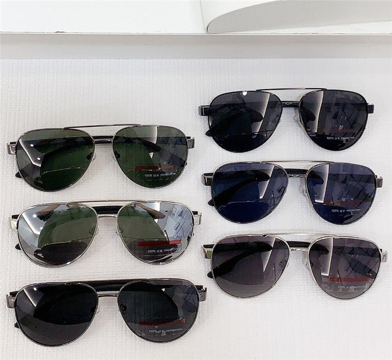 Nieuwe mode-ontwerp gepolariseerde zonnebril 54T voortreffelijk piloten metalen frame veelzijdige vorm eenvoudige en populaire stijl outdoor UV400 outdoor beschermende bril