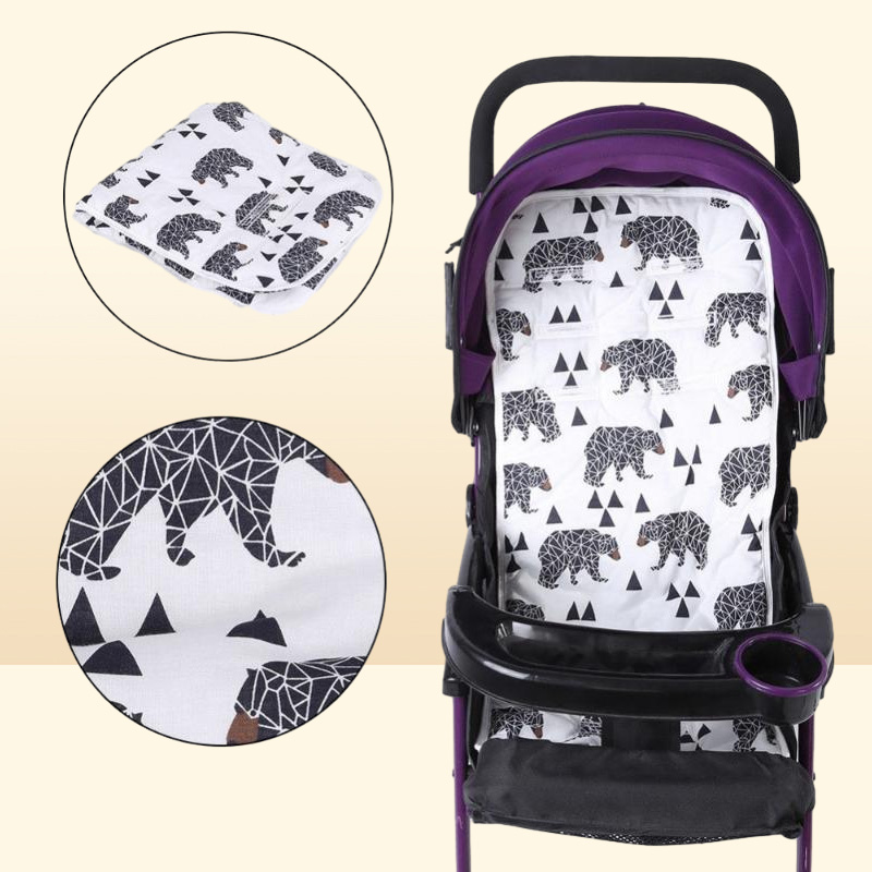 Bébé poussette siège coton confortable doux enfant chariot tapis infantile coussin Buggy Pad chaise poussettes voiture landau né accessoires Part7638801