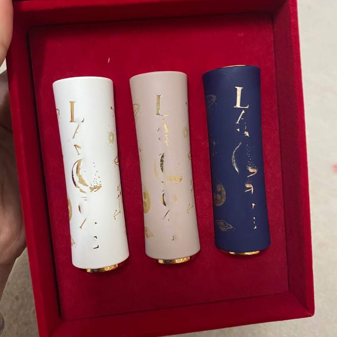 Lan Marque Rouge À Lèvres 3 pièces/ensemble Coffret Cadeau Saint Valentin Maquillage Pour Les Lèvres Mat Rouge À Lèvres #196 #274 #295 Kit Haute Qualité Anniversaire Mariée Coffret Cadeau Étanche Longue Durée