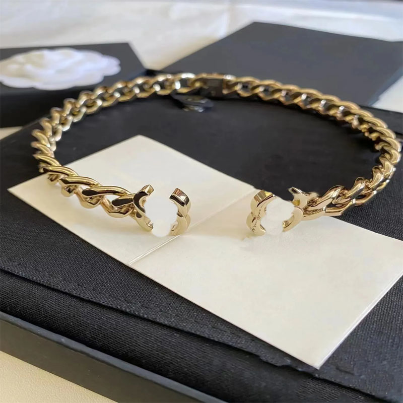 T GG Collar de diseñador Collar de plata de ley S925 damas Collar con colgante de letra clásico Collar de cadena Collar de joyería de marca de lujo