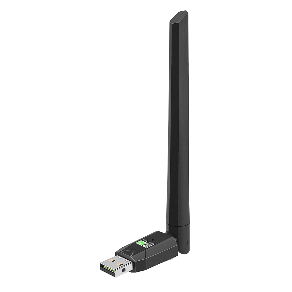 600 Mbps USB Bluetooth 5.0 AC WiFi Adapter 2 w 1 Wi-Fi 2.4G 5 GHz Podwójny pasek 802.11ac Mini bezprzewodowy odbiornik sieci komputerowej