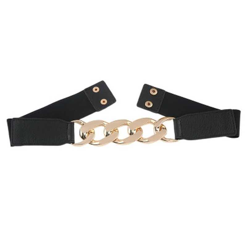 Ceintures de mode chaîne ceinture élastique en métal taille ceintures pour femmes dames manteau robe ceinture ceinture