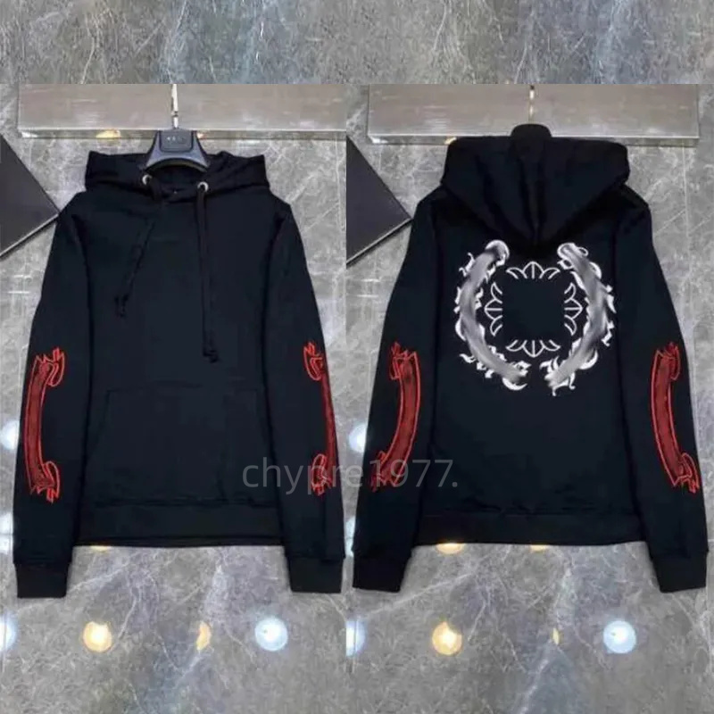 Designer hoodies met rits jassen Winter sweatshirts harten hoodie Ch lange mouwen Jas losse katoenen jas Hoody Heren Dames hiphop streetwear kleding