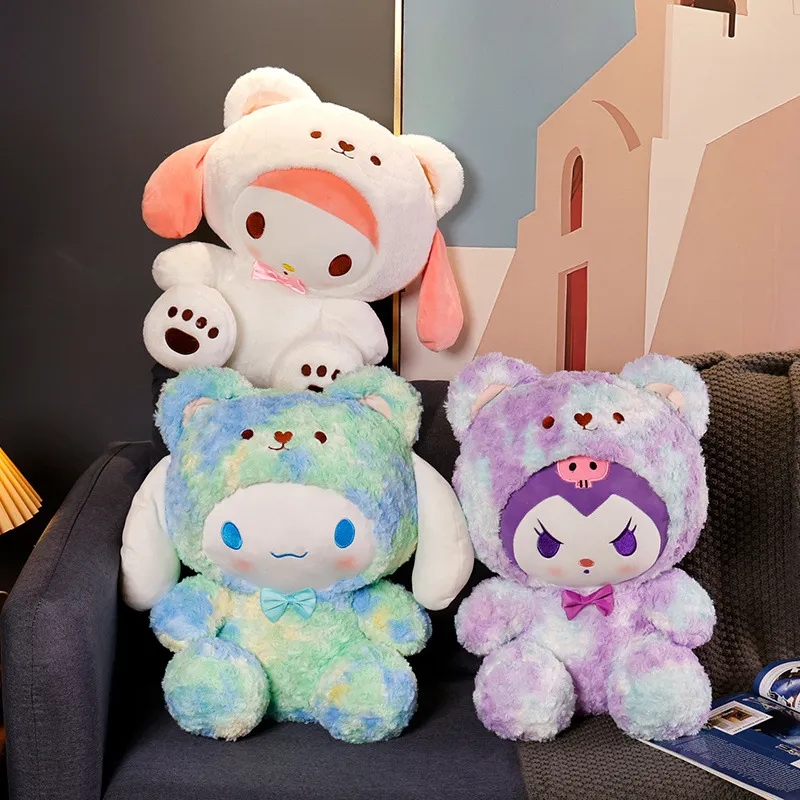 Atacado bonito urso branco brinquedos de pelúcia jogos infantis playmates presentes de férias decoração de quarto garra máquina prêmios aniversário do miúdo presentes de natal