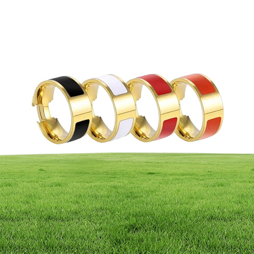 Designer 6mm 8mm in acciaio inossidabile anello in acciaio inossidabile Donne Fashion Men Rings Letters H Accessori gioielli unisex allacciati Dimensioni regalo 511606261372467