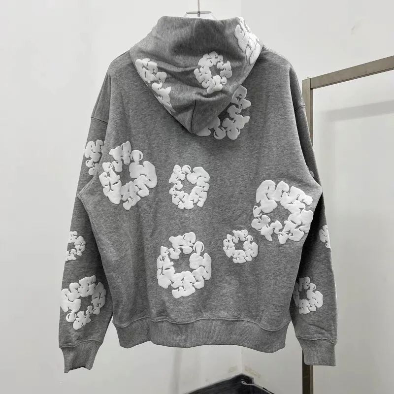 2024ss Hooded Pullovers for Men Women Best Quality Puff Print Oversized Hoodies