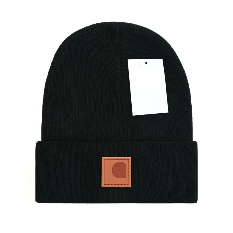 Gorro de malha de inverno feminino, gorro de lã grosso e quente, gorro de pele sintética, gorro feminino gz08