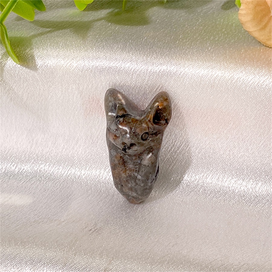 Gift Natural Quartz Carving Bat Crystal Stone Mineral Gem Reiki Healing Home Decor
