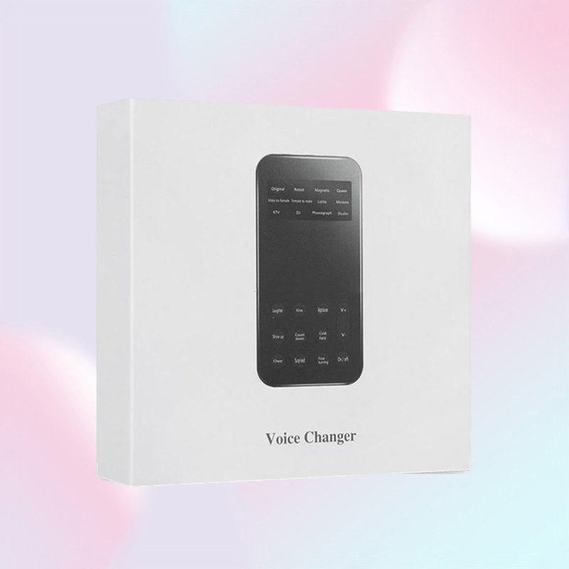 Voice Changers Voice Changer Mini Adapter Microfoon Disguiser Live Webcast Telefoon Game Sound Converter298B Male naar vrouwelijk 8 Change5951082