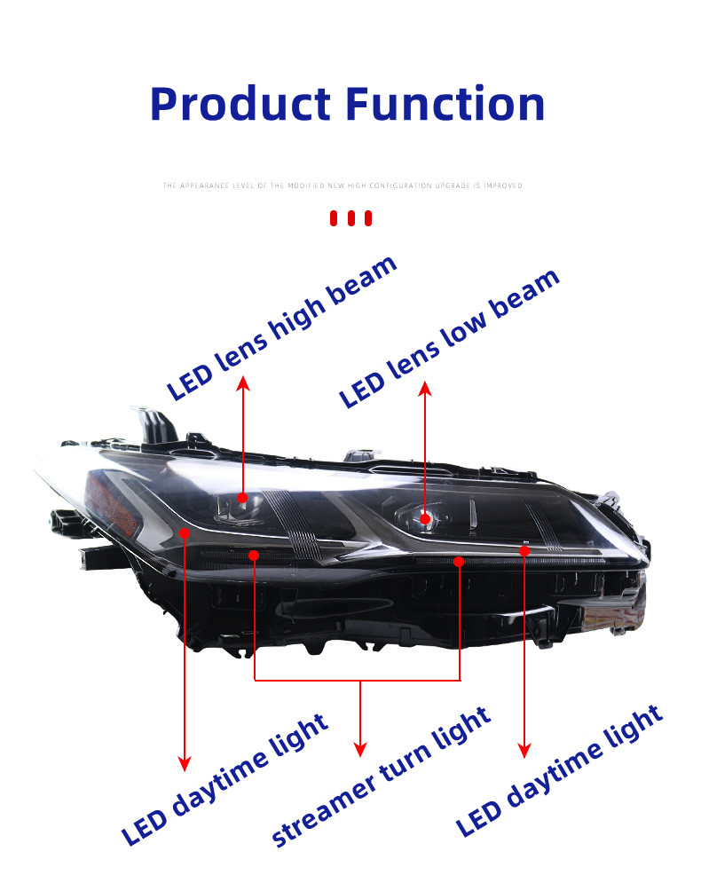 Scheinwerfer alle LED Für Toyota Avalon LED Scheinwerfer Projektor Objektiv 20 18-20 22 Fernlicht DRL Drehen licht Zubehör