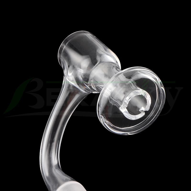 Beracky Premium Full Weld Terp Slurper Quartz Banger 10 mm 14 mm 18 mm Mâle Femelle 45/90 Bord biseauté Entièrement soudé Clous de quartz à fond transparent pour bangs à eau en verre Dab Rigs