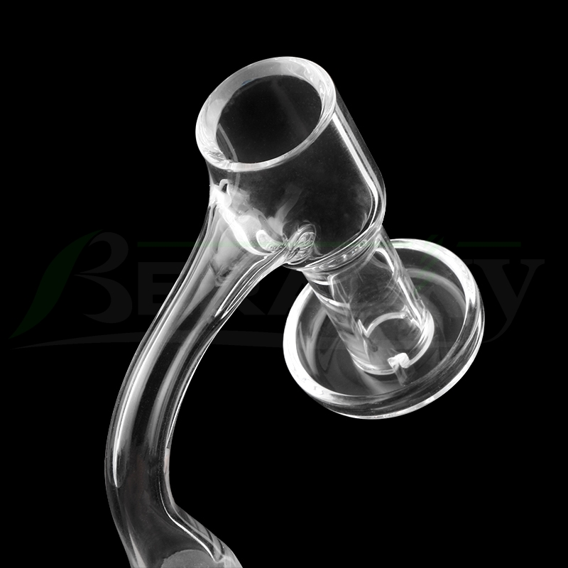 Beracky Premium Full Weld Terp Slurper Quartz Banger 10 mm 14 mm 18 mm Mâle Femelle 45/90 Bord biseauté Entièrement soudé Clous de quartz à fond transparent pour bangs à eau en verre Dab Rigs