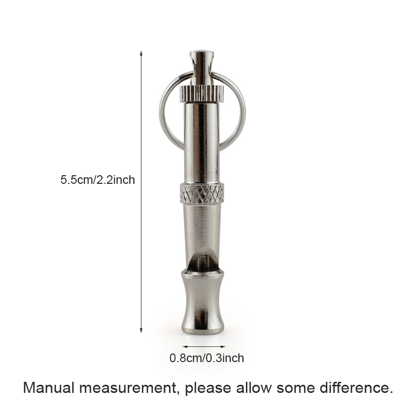 Sifflet d'entraînement pour chien, contrôle des aboiements, sifflet dissuasif pour chiots, fréquences réglables, son ultrasonique, rappel assis, repousse les aboiements silencieux, outil HW0163