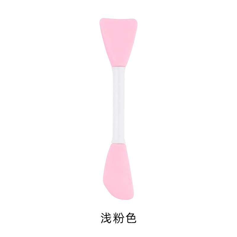 Wholesale Face Cleaning Tools Rubber Silicone Facial Mask Brushes Double Head 2 in 1 Mask Mud Skin Care Tools