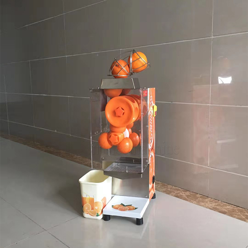 Automatische sinaasappelsap vullende aftoppingmachine Sapcentrifuge Elektrische citrus commerciële juicer Koude perssapmachine