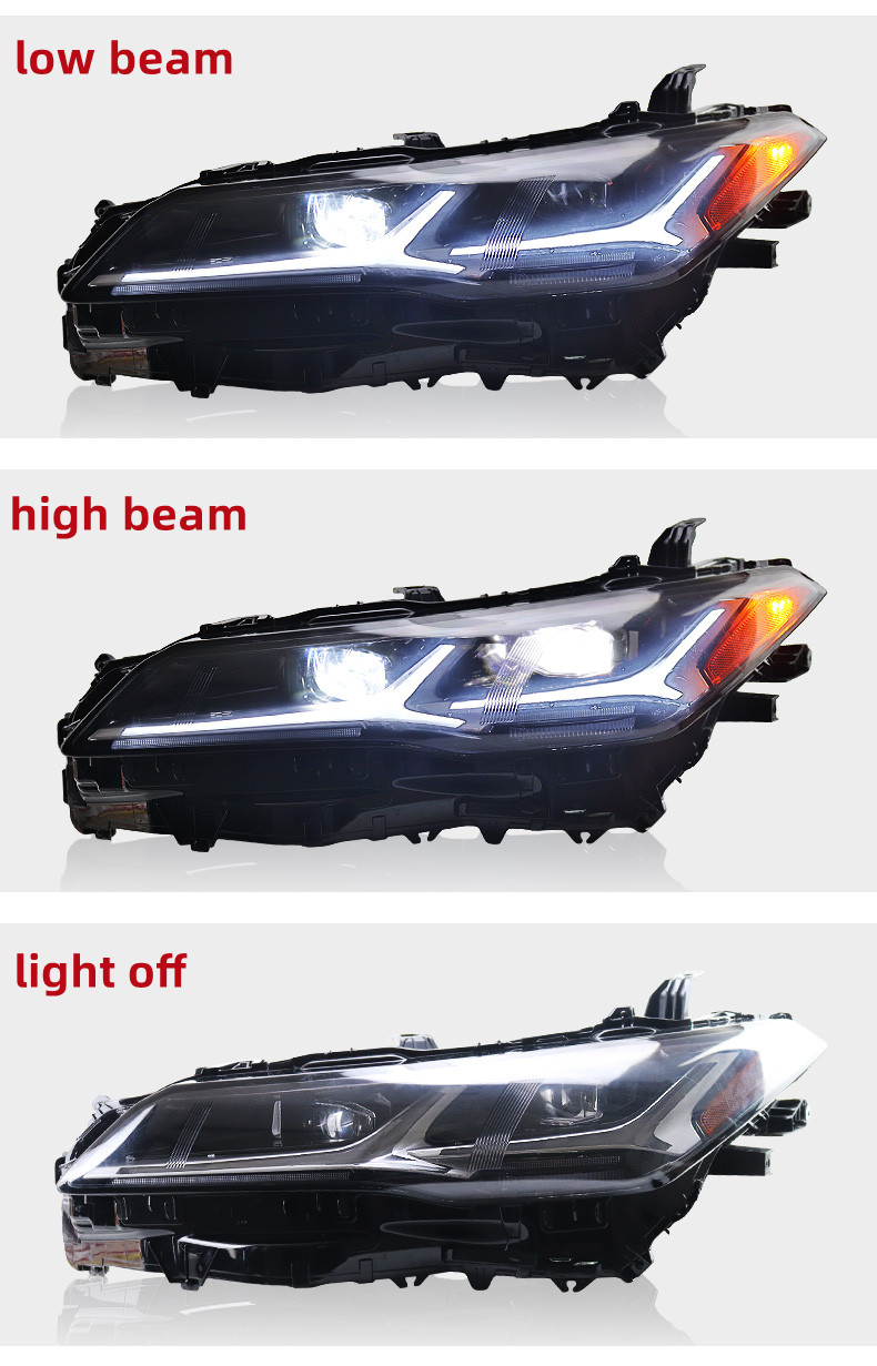 Scheinwerfer alle LED Für Toyota Avalon LED Scheinwerfer Projektor Objektiv 20 18-20 22 Fernlicht DRL Drehen licht Zubehör