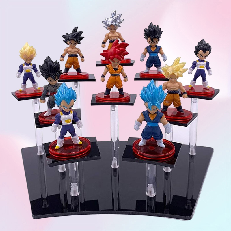 Bouteilles de rangement ANIME Action mini figurines en acrylique disquest.