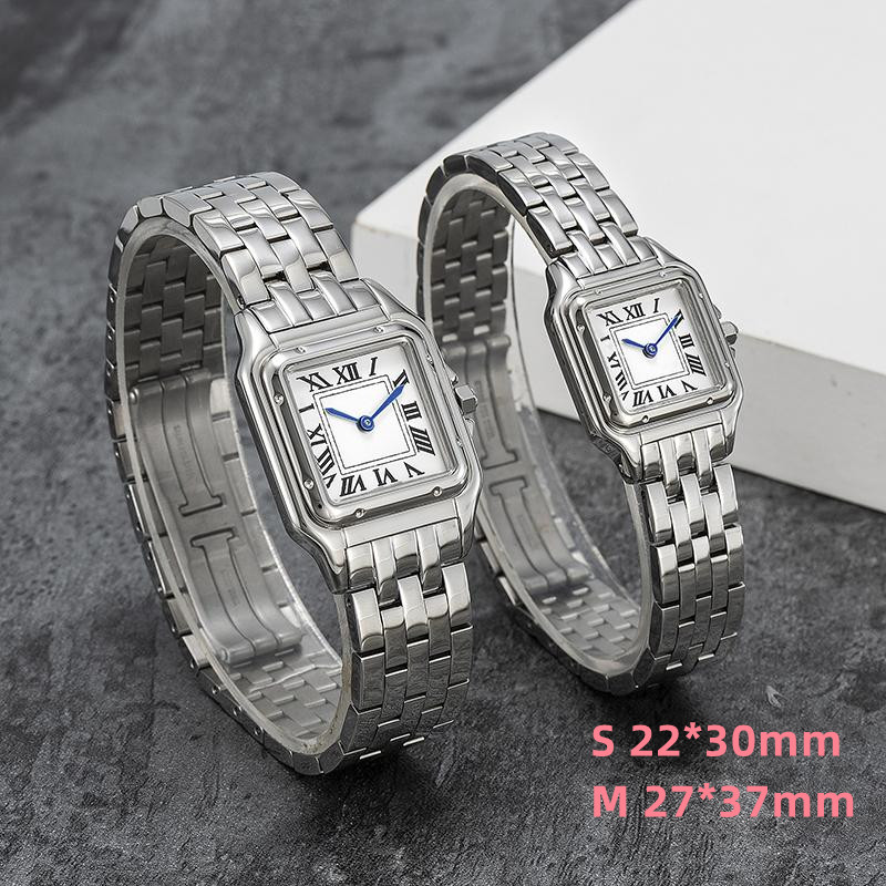 Modieus luxe horloge voor dames- en herenhorloges Roestvrij staal waterdicht saffierglas super lichtgevend horloge