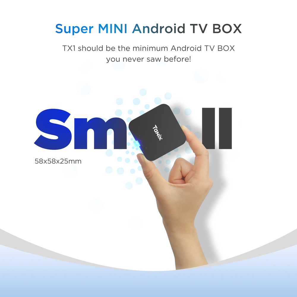 Tanix TX1 Android 10 TV Box 2.4G WiFi 4K 16GB 8GBグローバルメディアプレーヤー