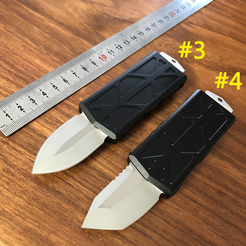 US Style Mini Exocet Combat Dragon Automatisk överlevnadskniv D2 Blade Fast Open UT85 UT88 BM 3400 4600 9600 Utomhus Självförsvar Hunting Italy Style Auto Pocket Knifve