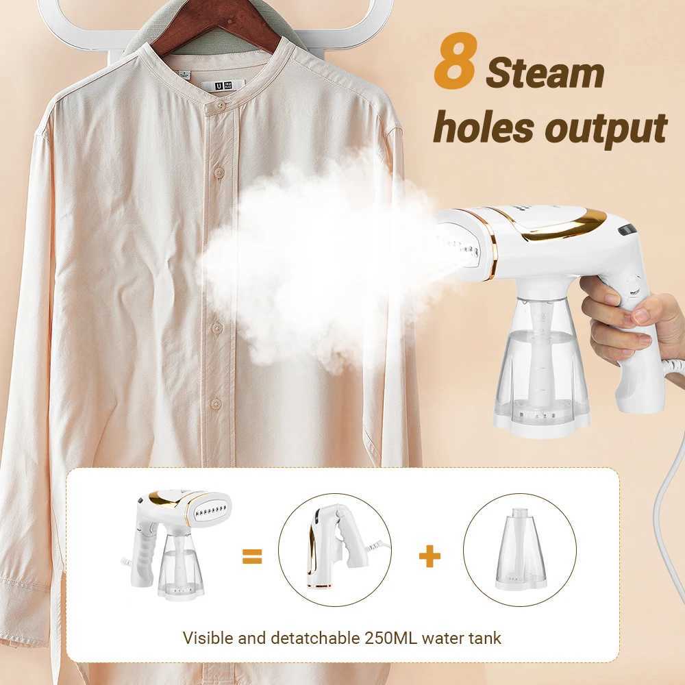 Other Health Appliances 1600W Mini Handheld Garment Steam Iron Household Fabric Steam Portable Travelling Machine Fast-Heat For Clothes Ironing J240106