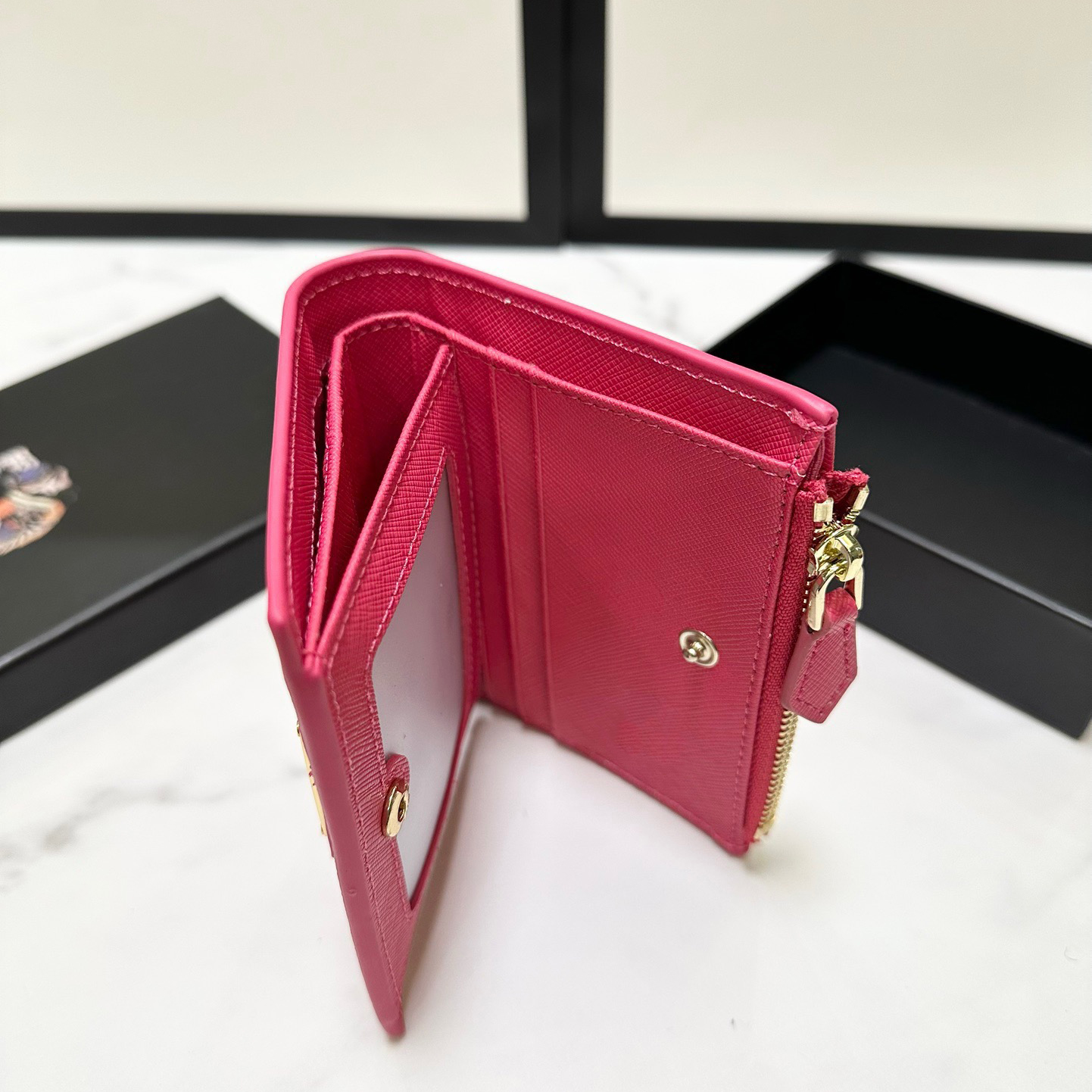 2024 New Card Holders Saffano Fashion Wallets Coin Purses Bag LuxuryDesigner Wallet Purse For Women Men Small Saffiano Leather Wallet