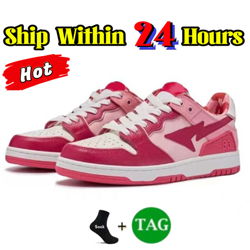 Designer schoenen SK8 Heren Casual Schoenen dames sneakers Sta Low Court Nigo A Bathings Apes platformschoen heren Shark Zwart wit Patent Grijs Leer heren dames trainers