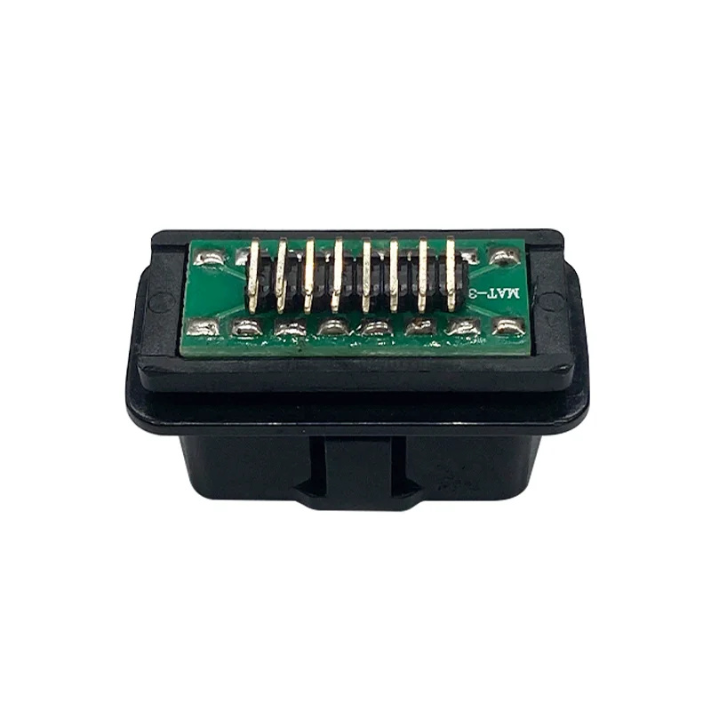 Car Detector OBD2 Connection On-Board Computer Conversion Plug Male 2.54 90 Degree Curved Gold Pin