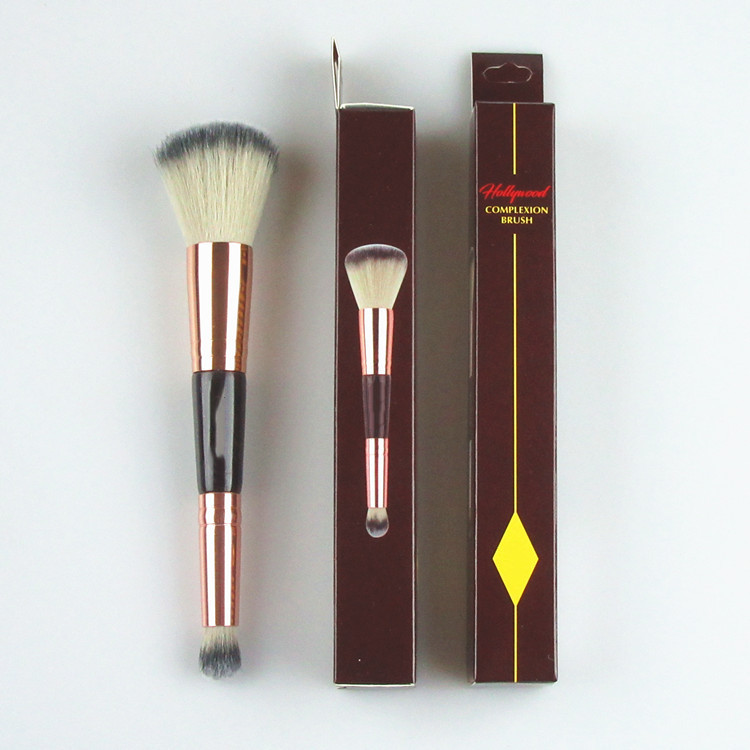 Pinceaux de maquillage bronzant fard à joues mélangeur de taches pour les yeux fond de teint poudre de sculpture crayon à lèvres outils cosmétiques pour cheveux naturels