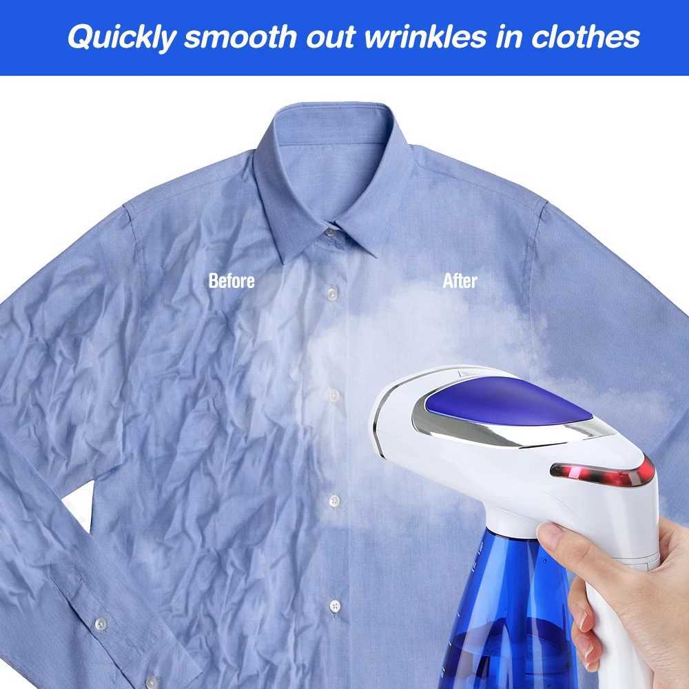 Other Health Appliances Foldable Garment Steamer 1600W Handheld Steam Iron Mini Portable Garment Steamer Home Travel Clothes Fabric Ironing Machine J240106