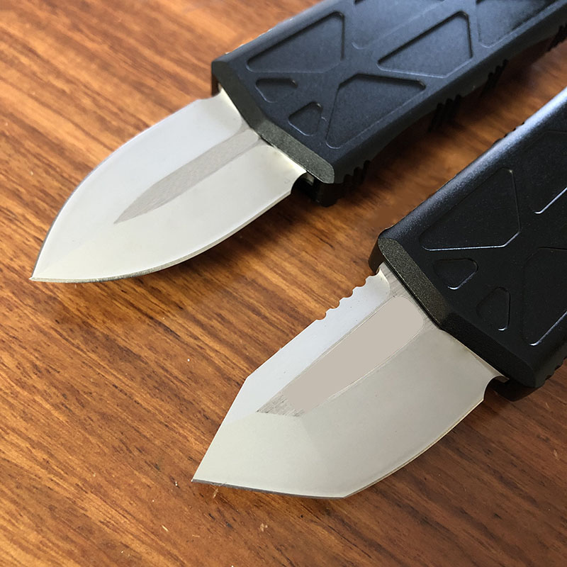 US Style Mini Exocet Combat Dragon Automatisk överlevnadskniv D2 Blade Fast Open UT85 UT88 BM 3400 4600 9600 Utomhus Självförsvar Hunting Italy Style Auto Pocket Knifve