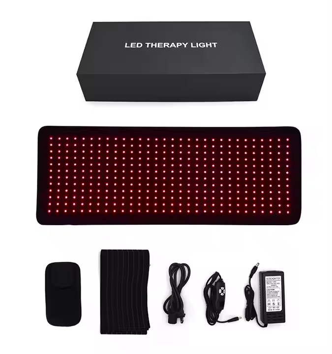 Dispositifs de luminothérapie proche infrarouge LED ceinture de thérapie par la lumière rouge 660nm 850nm coussin de thérapie