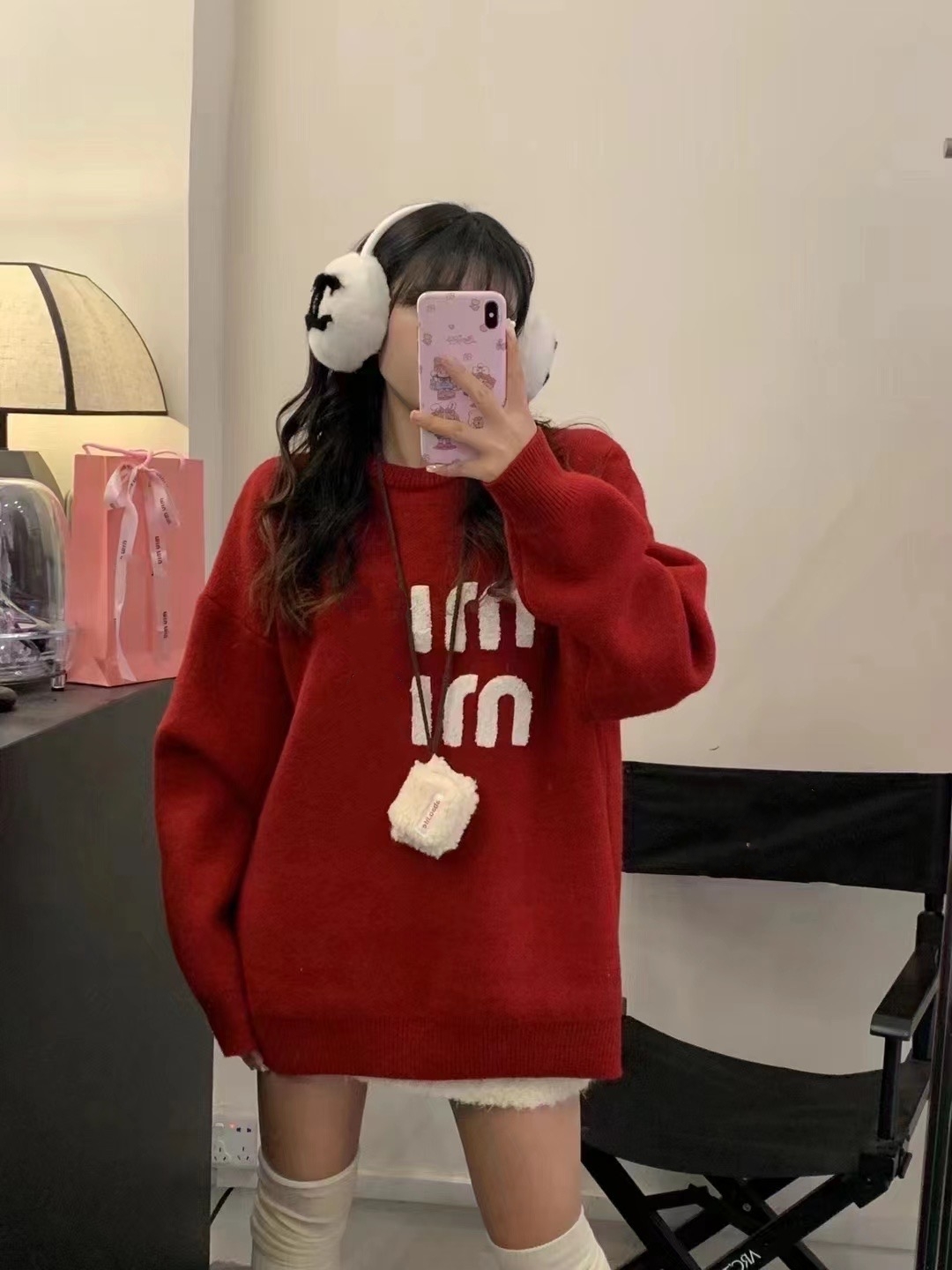 Designer new women's sweater embroidered knitted sweater cardigan women's spring and autumn clothes outside a coat with long sleeves