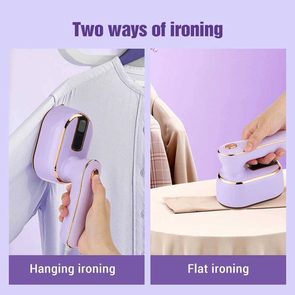 Other Health Appliances Portable Mini Vertical Steam Iron for Clothes Garment Steamer Powerful Manual Handheld Steamer Travel Clothing Ironing Machin J240106