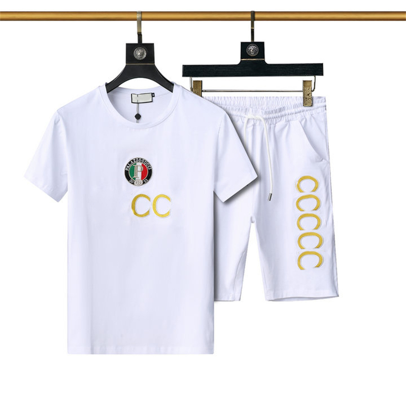 pld Abbigliamento sportivo da uomo di alta qualità Casual Alfabeto Streetwear Pantaloncini estivi traspiranti T-shirt Abbigliamento sportivo da esterno Set di qualità - mxxxl