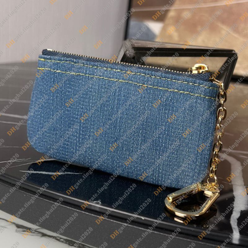 Ladies Fashion Casual Designer Luxury Denim Victorine Zippy Wallet Key Pouch Coin Purse Credit Card Holder TOP Mirror Quality M82958 M82957 M82961 M82959 M82960