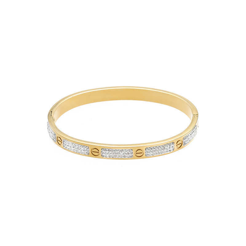 Un classico Bangle di Cartes Bracciale Full Sky Star Light Bracciale Squisita Temperamento inossidabile Nuovo Prodotto incolore