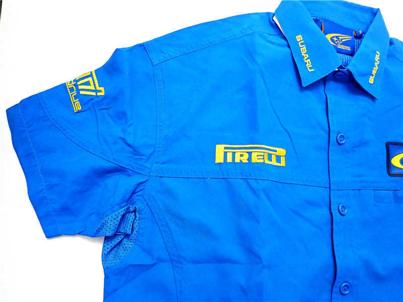 Authentic Special Offer Fuji Subaru Wrc Short Sleeved Racing Shirt Suit Team Edition 8
