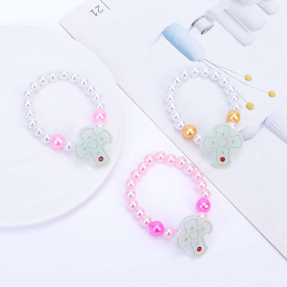 Bracciale bambini semplice e creativo con perline, materiale sano ed ecologico