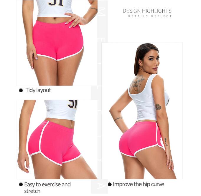 a047 #2024 zomer damesshorts hotpants Europese en Amerikaanse dames sexy running elastische sportshorts yoga yogabroeken