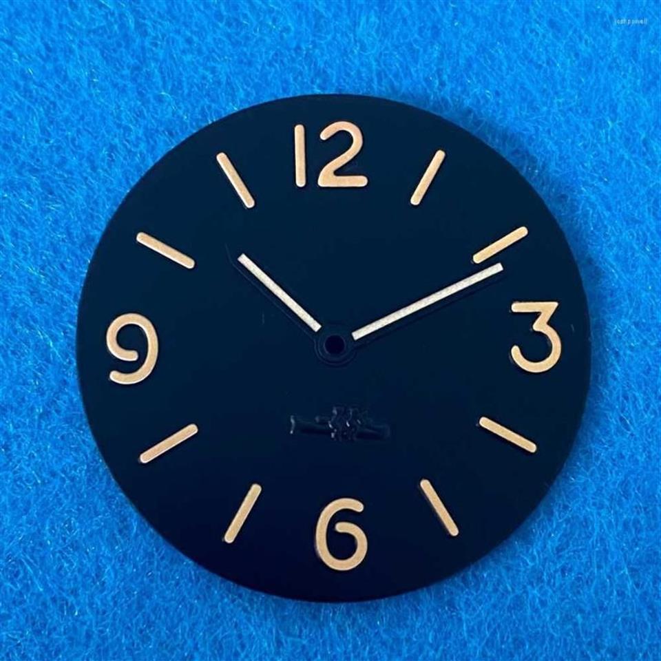 Uhr Reparatur Kits 34 5mm 36mm Zifferblatt Hände Grün Leuchtende Zubehör Geeignet Für ETA 6497 ST3600 Bewegung DIY teile343Y