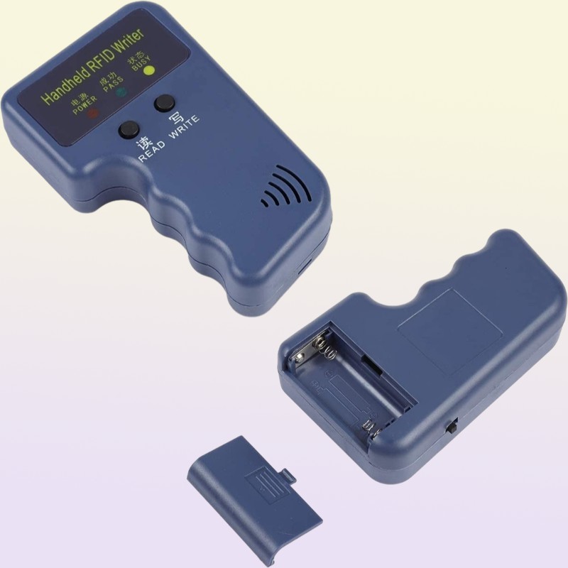Access Control Card Reader Waterproof Handheld 125kHz RFID Duplicator Key Copier Reader Writer ID Card Cloner Programmer Writable 2807477