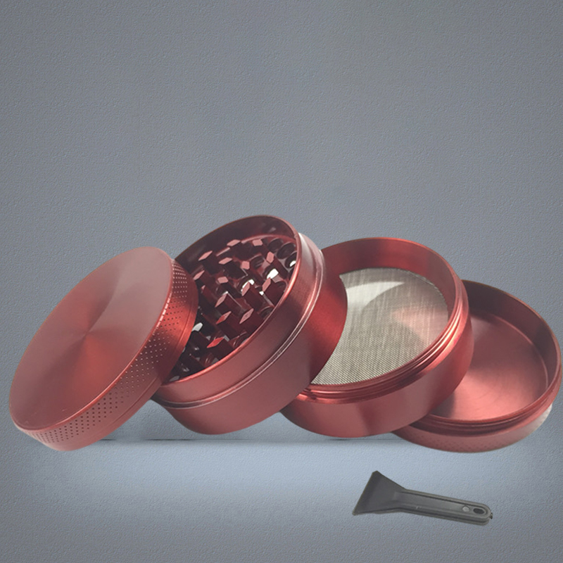 55 mm 4 peças Grinder de ervas Metal CNC DEATH SPACE CASE PRATA PRATA PRATA CRINHA CRINHA CINZEIRA RED RED TOBACCO PARA PIPES DE ÁGUAIDA7408022