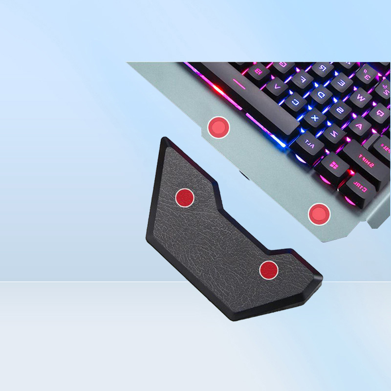 Luzes led teclado usb com fio painel de metal com suporte do telefone teclados de jogos rgb retroiluminado óptico profissional lol gamer5785765