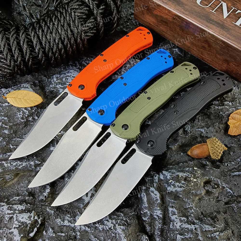 Faca 3.5 BM Hunt Taggedout 15535 EDC Faca Tática Dobrável Lâmina Stonewashed Novo Bolso Camping Sobrevivência Defesa Faca Cortador de Frutas