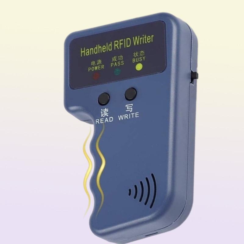 Leitor de cartão de controle de acesso à prova d'água portátil 125khz RFID duplicador chave copiadora leitor gravador de cartão de identificação programador gravável 2807477